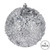 Vickerman N190307D - 6 inch Silver Ball Ornament - 4 Pack