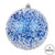 Vickerman N190302D - 6 inch Blue Ball Ornament - 4 Pack