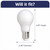 Bulbrite 776520 – 3 Way - 10W Warm White Frosted A19 LED Replacement Bulb