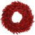 Vickerman 60" Red Tinsel Fir Artificial Wreath - Vickerman K165260