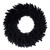 Vickerman 24" Black Artificial Wreath - Vickerman K221724