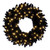 Vickerman 30" Black Artificial Wreath with LED Lights - Vickerman K221731LED