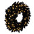 Vickerman 30" Black Artificial Wreath with LED Lights - Vickerman K221731LED