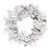 Vickerman 60" Flocked White on Green Pine Artificial Wreath with LED Lights - Vickerman K171261LED