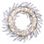 Vickerman 30" White Artificial Wreath with LED Lights - Vickerman K226231LED 