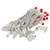 Vickerman X6W9525 - Warm White LED 25 ft G12 Christmas Lights - White Wire