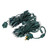  Vickerman X4G6705TPBG - Cool White LED 24 ft Wide Angle Christmas Lights - Green Wire 