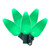  Vickerman X12GC954 - Green LED 25 ft C9 Christmas Lights - Green Wire 