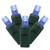 X6G6502PBG Vickerman - 25 ft 50-Light Outdoor Blue LED Wide Angle Christmas Light String - Green Wire