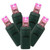 X6G2710CSA Vickerman - 35 ft 70-Light Outdoor Pink LED Wide Angle Christmas Light String - Green Wire