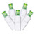  Vickerman X4W6133 - White LED 34 ft Wide Angle Christmas Lights - White Wire 