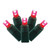 X6G2735CSA Vickerman - 35 ft 70-Light Outdoor Magenta LED Christmas Light String - Green Wire
