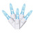  Vickerman X6W3132 - White LED M5 Christmas Lights - White Wire 