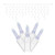 X6W3105 Vickerman - 70-Light Outdoor Cool White LED Christmas Light String - White Wire