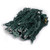 X6G6101PBG Vickerman - 5 ft 100-Light Outdoor Warm White LED Christmas Light String - Green Wire