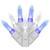  Vickerman X6W3112 9' LED Blue-White Icicle String Lights