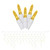  Vickerman X6W3207T - Yellow LED M5 Christmas Lights - White Wire 