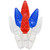  Vickerman X6W8521 - Red White Blue LED 25 ft Christmas Lights - White Wire 