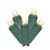 X6G6701T Vickerman - 25 ft 50-Light Outdoor Warm White LED Wide Angle Christmas Light String - Green Wire