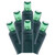 Vickerman X6G6533 - Green LED 25 ft Wide Angle Christmas Lights - Green Wire