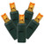 X6G6708T Vickerman - 25 ft 50-Light Outdoor Orange LED Wide Angle Christmas Light String - Green Wire