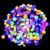 X22G340 Vickerman - 103 ft 400-Light Outdoor Multi-colored LED Cherry Christmas Light String - Black Wire