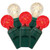  Vickerman X6G9525 - Warm White LED 25 ft G12 Christmas Lights - Green Wire 