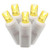 X4W6107 Vickerman - 34 ft 100-Light Outdoor Yellow LED Wide Angle Christmas Light String - White Wire