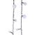 Vickerman X22G310 - Multi Color LED 28 ft Christmas Lights - Black Wire