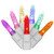 Vickerman X6W3200T - Multi Color LED 9 ft M5 Christmas Lights - White Wire