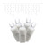  Vickerman X6W3309CSA - Pure White LED Wide Angle Christmas Lights - White Wire 
