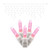  Vickerman X6W3110 9' LED Pink Icicle Christmas Light String