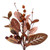 Vickerman FQ221360 5 ft Natural Wood Leaf Garland Unlit