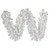 Vickerman A805817LED 9 ft Flocked Crystal White Garland LED