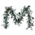 Vickerman B165513LED 9 ft Natural Snowy Dakota Garland Warm White LED