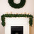  Vickerman A808816LED – 9 ft White Douglas Fir Garland – Warm White LED 