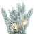  Vickerman A128217LED – 9 ft White Flocked Snow Ridge Garland – Pure White LED 