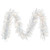 Vickerman A104214LED 9 ft Flocked Sparkle White Garland Pure White LED