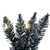 Vickerman K161815LED 9 ft Natural Snowy Black Garland Warm White LED