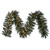 Vickerman K228617LED 9 ft White Flocked Camdon Fir Garland Warm White LED