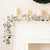 Vickerman K171215LED 9 ft White Flocked Atka Pine Garland Warm White LED