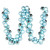 Vickerman N191232 6 ft Blue Baby Blue Assorted Ornament Ball Garland Unlit