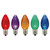 XLEDC70T-25 Vickerman - Multi Color LED C7 Christmas Bulbs - E12 Base - 25 Pack