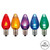 Vickerman XLEDTC70-25 – C7 Multi Color LED Replacement Light Bulb – 25 Pack