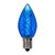 Vickerman XLEDC72-25 - C7 Blue LED Replacement Light Bulb - 25 Pack