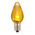 XLEDTC77-25 Vickerman - Yellow LED C7 Christmas Bulbs - E12 Base - 25 Pack
