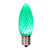 Vickerman XLEDC94-25 - C9 Green LED Replacement Light Bulb - 25 Pack