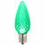 XLEDC94T-25 Vickerman - Green LED C9 Christmas Bulbs - E17 Base - 25 Pack
