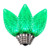 XLEDC74T-25 Vickerman - Green LED C7 Christmas Bulbs - E12 Base - 25 Pack