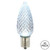 Vickerman XLEDC95T-25 - C9 Cool White LED Replacement Light Bulb - 25 Pack